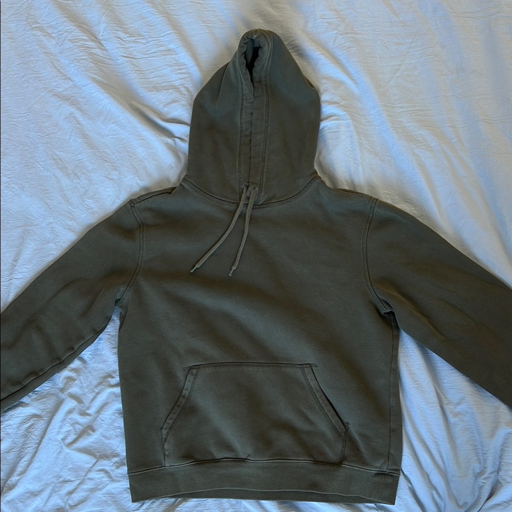 H&M Green Hoodie Men’s Size M Relaxed Fit Hoodie